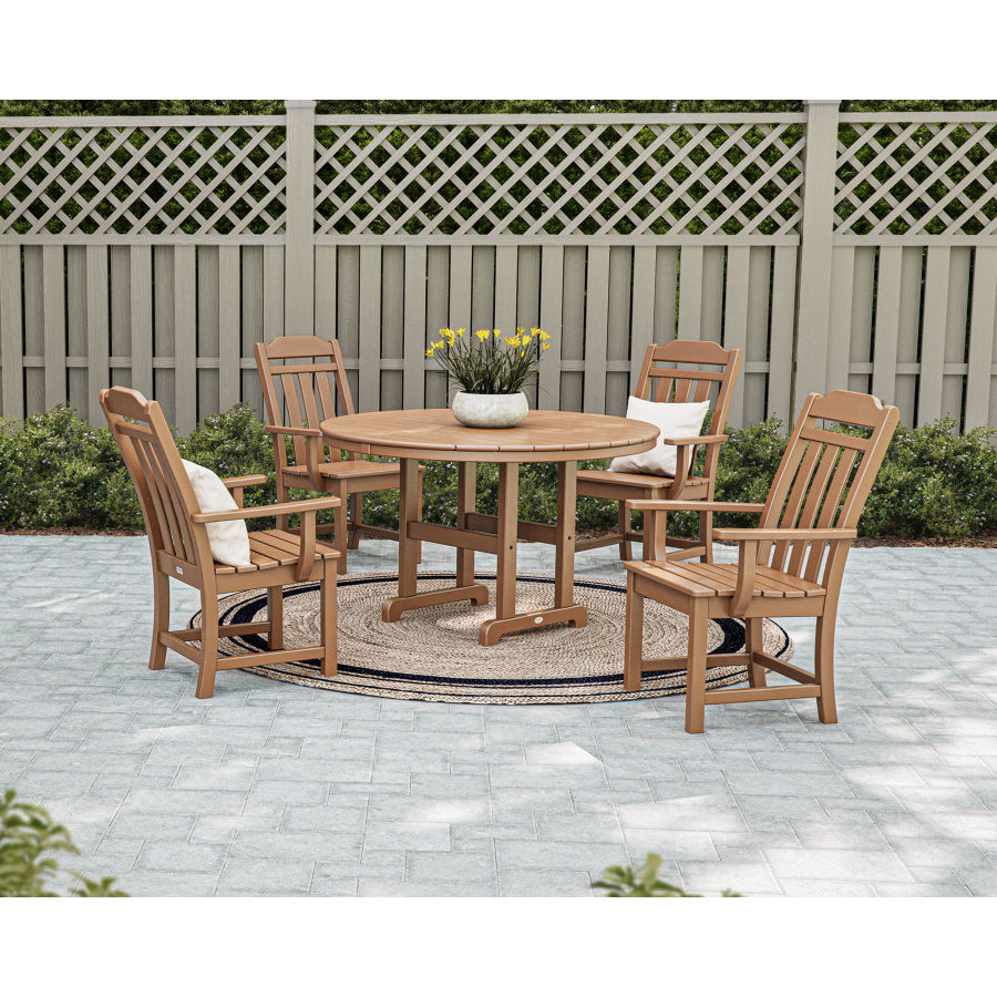 Country Living 5-Piece Round Farmhouse Dining Set