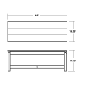 Thumbnail for 48" Planter Bench