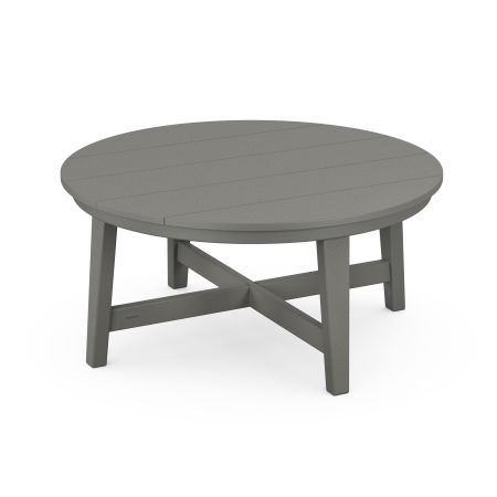 Newport 36" Round Coffee Table in Slate Grey