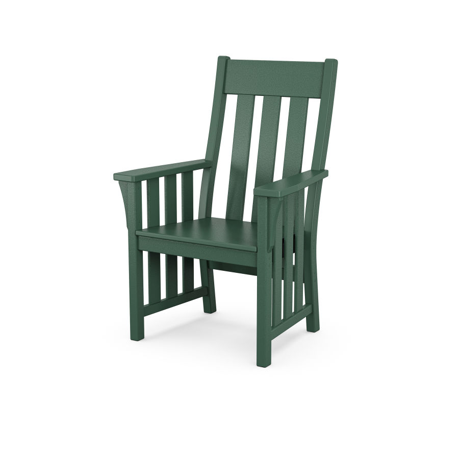 POLYWOOD Acadia Dining Arm Chair in Green