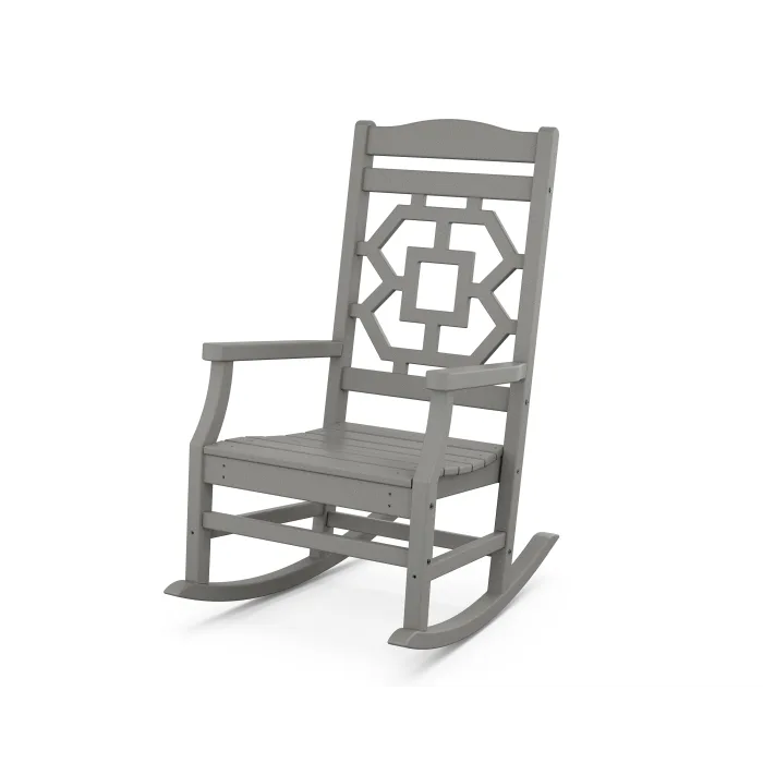 POLYWOOD Chinoiserie Rocking Chair