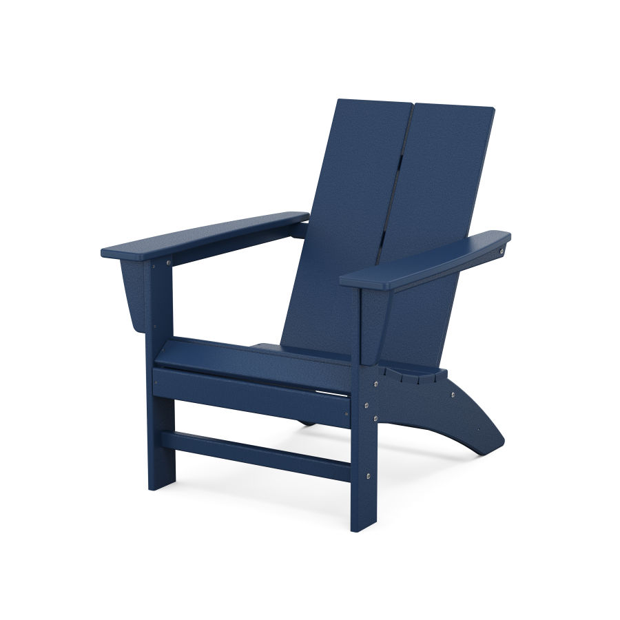 POLYWOOD Country Living Modern Adirondack Chair in Navy