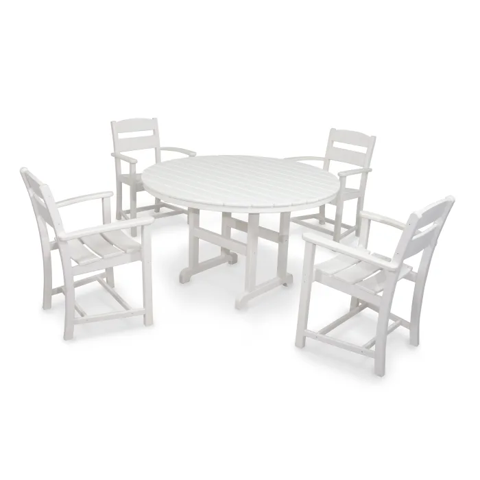 POLYWOOD Classics 5-Piece Round Dining Set