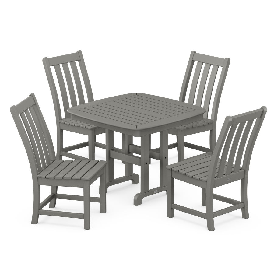 POLYWOOD Vineyard 5-Piece Side Chair Dining Set