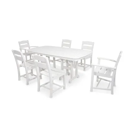 POLYWOOD Classics 7-Piece Dining Set in White