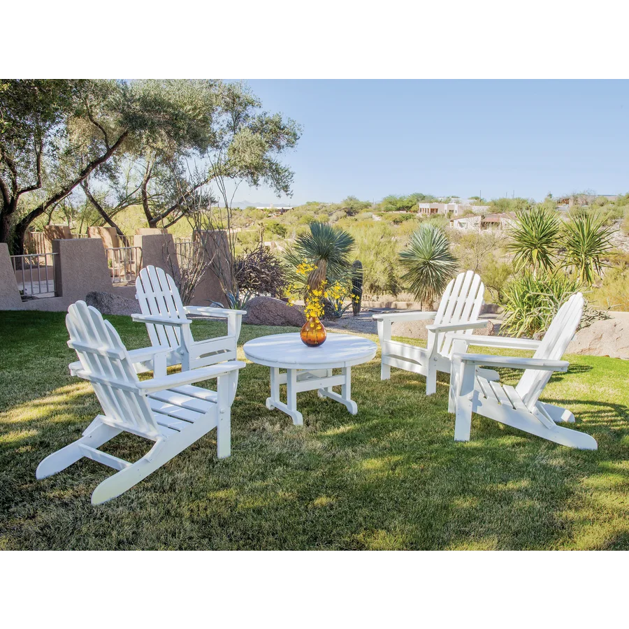 Classics 5-Piece Folding Adirondack Conversation Set