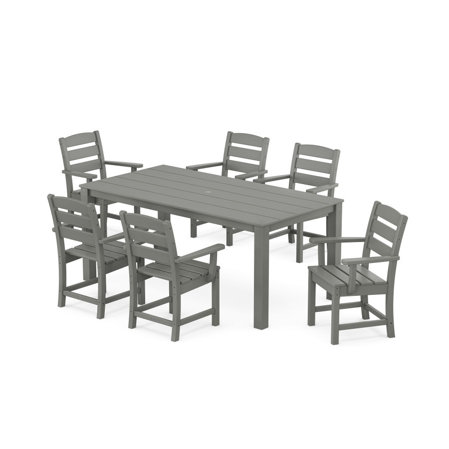 POLYWOOD Lakeside Arm Chair 7-Piece Parsons Dining Set