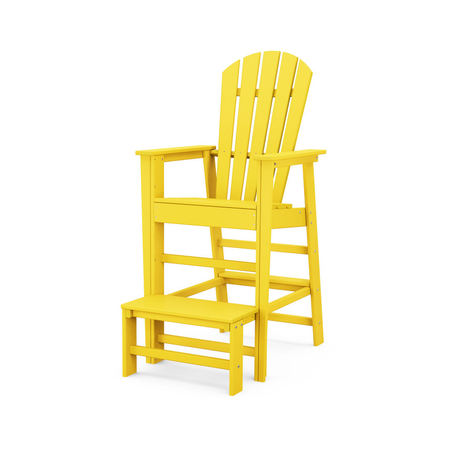 POLYWOOD South Beach Lifeguard Chair in Lemon