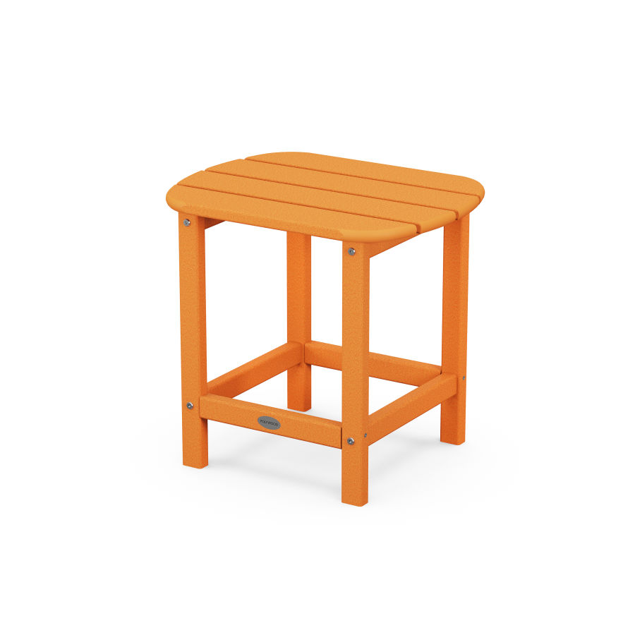 POLYWOOD 18" Side Table in Tangerine