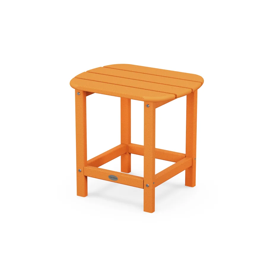 POLYWOOD 18" Side Table in Tangerine