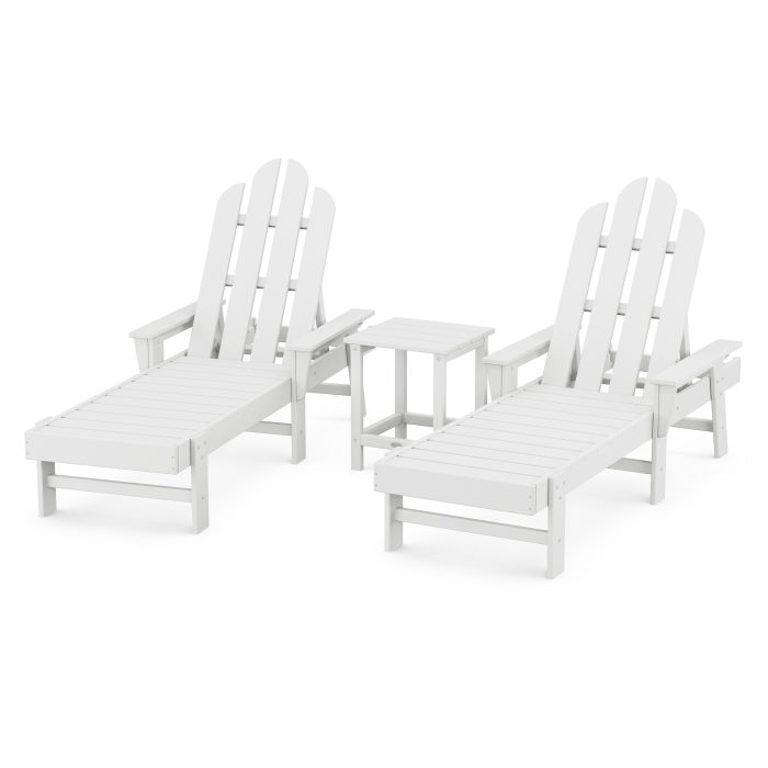 POLYWOOD Long Island Chaise 3-Piece Set