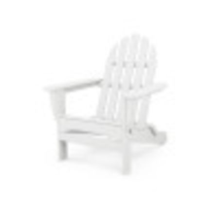 POLYWOOD Classic Folding Adirondack in White