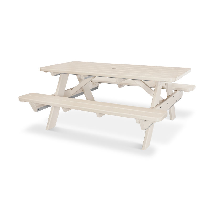 POLYWOOD Park 72" Picnic Table in Sand