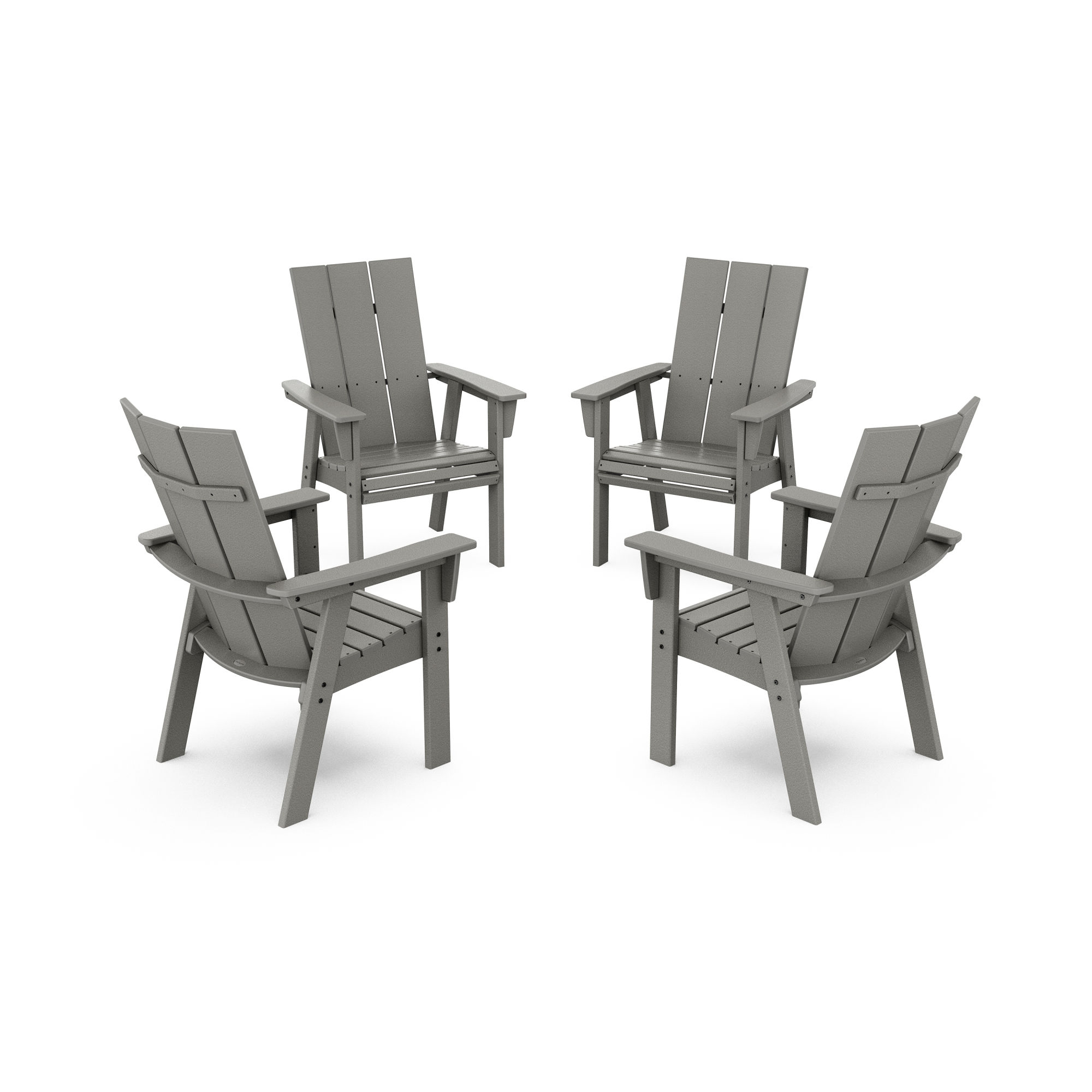 Polywood curveback plastic adirondack chair sale