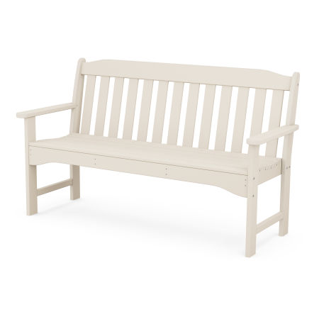 POLYWOOD Country Living 60" Garden Bench in Sand