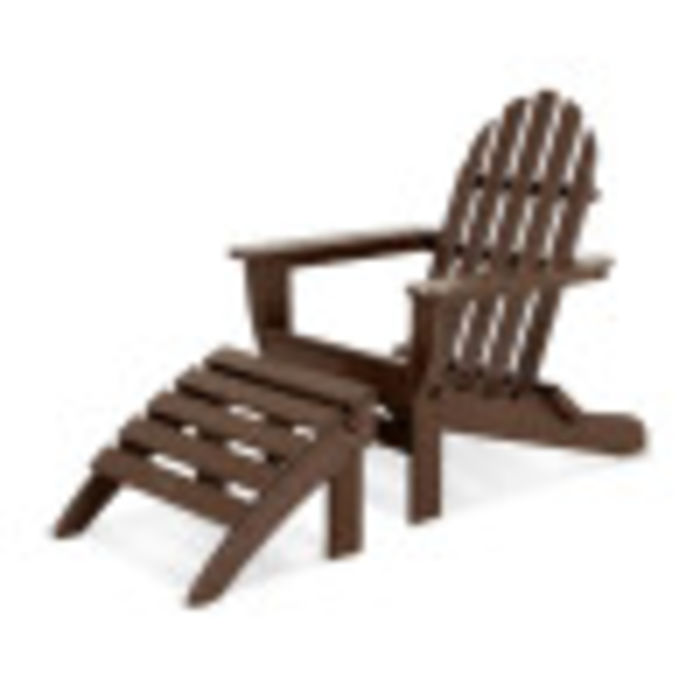 POLYWOOD Classic Adirondack 2-Piece Set