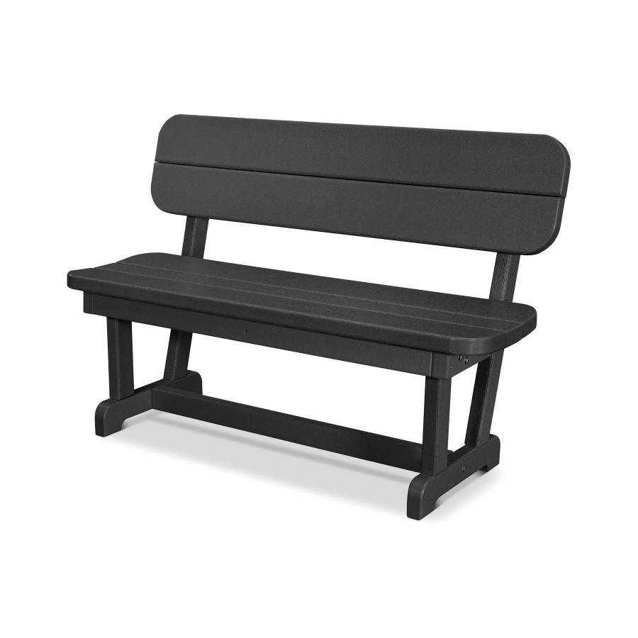 POLYWOOD Park 48" Bench in Black
