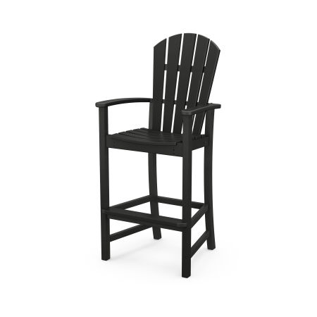 POLYWOOD Palm Coast Bar Chair in Black