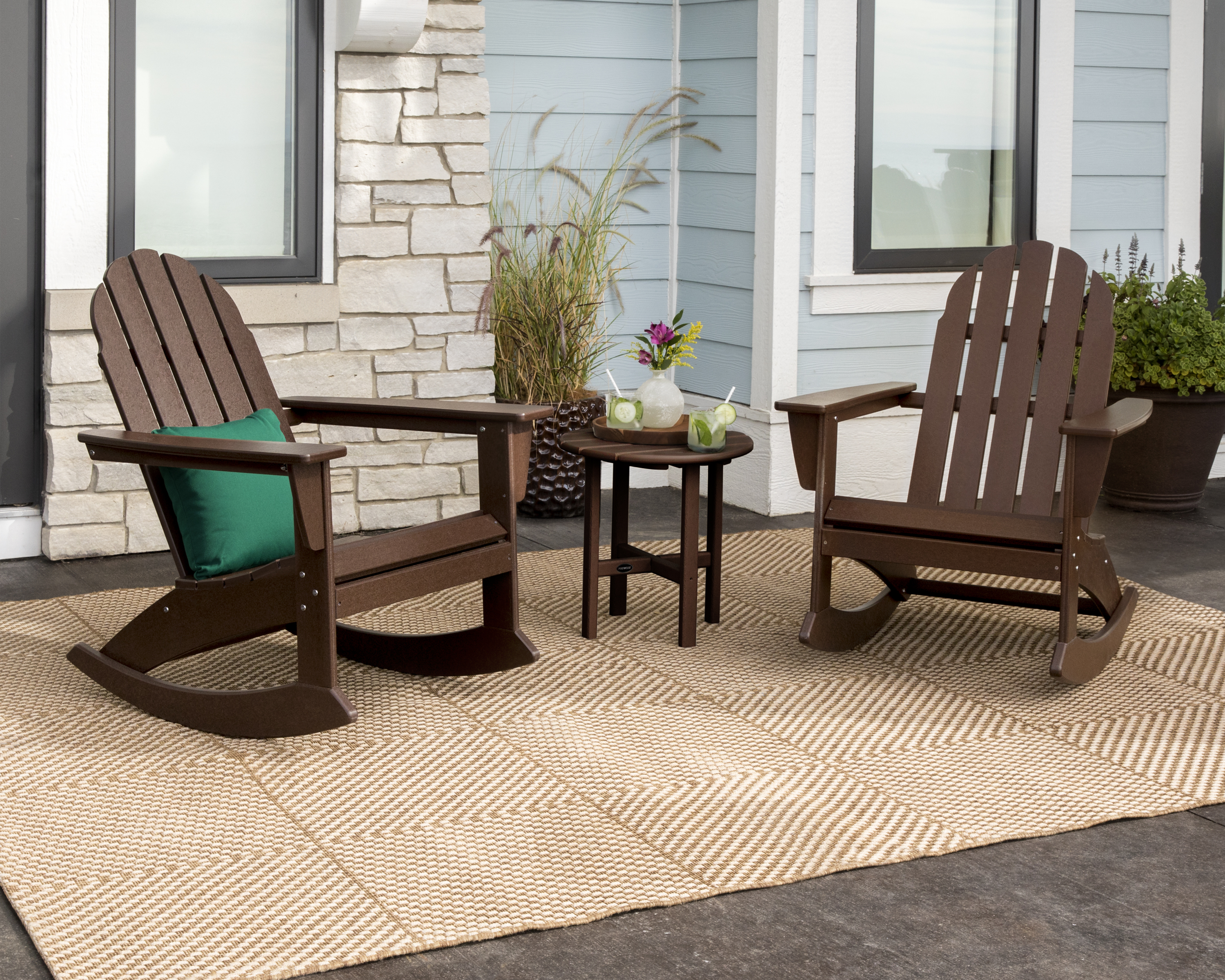 Vineyard 3-Piece Adirondack Rocking Chair Set