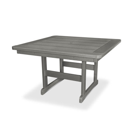 Park 48" Square Table in Slate Grey