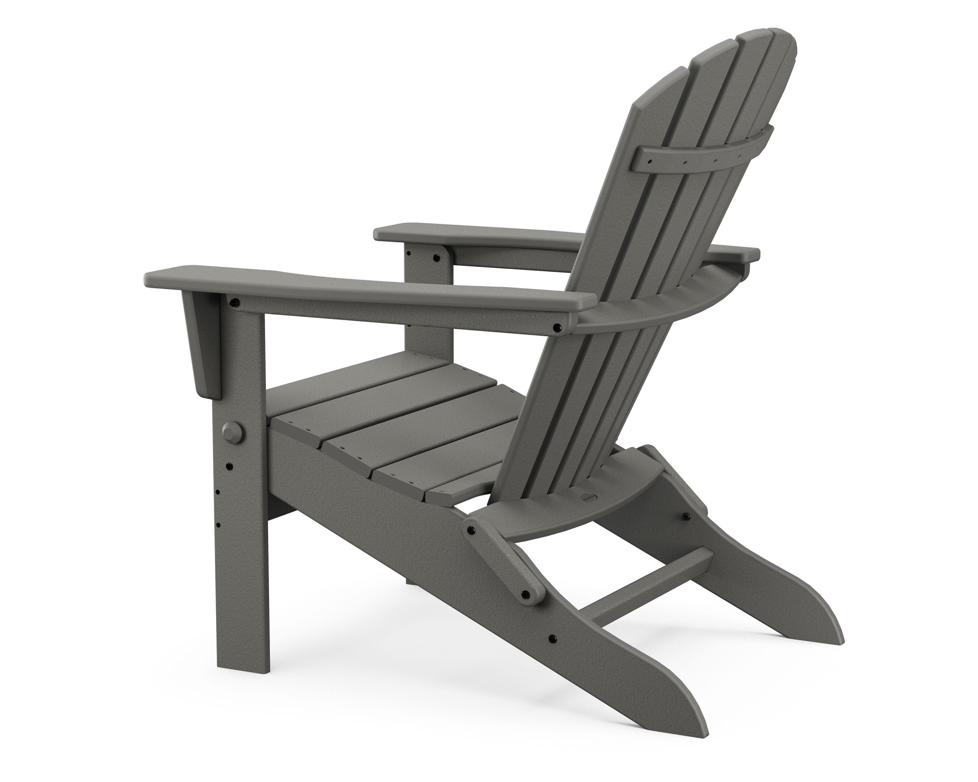 Polywood long beach discount folding adirondack chair