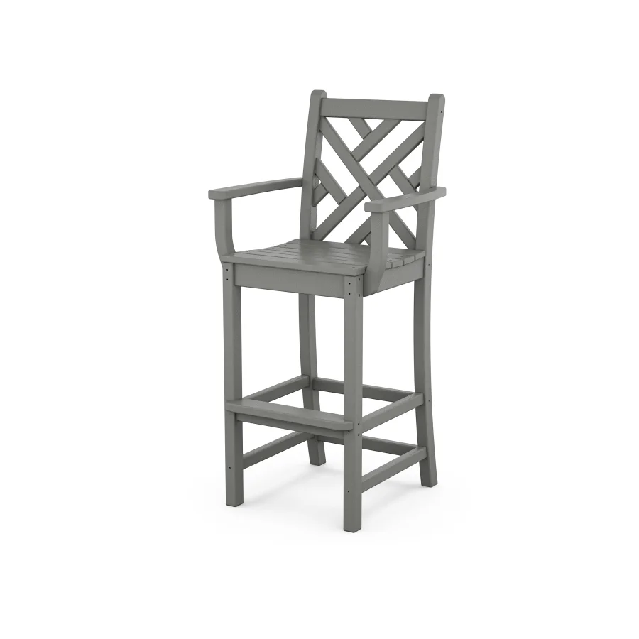 POLYWOOD Chippendale Bar Arm Chair