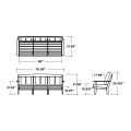 Thumbnail for Mission Deep Seating Sofa