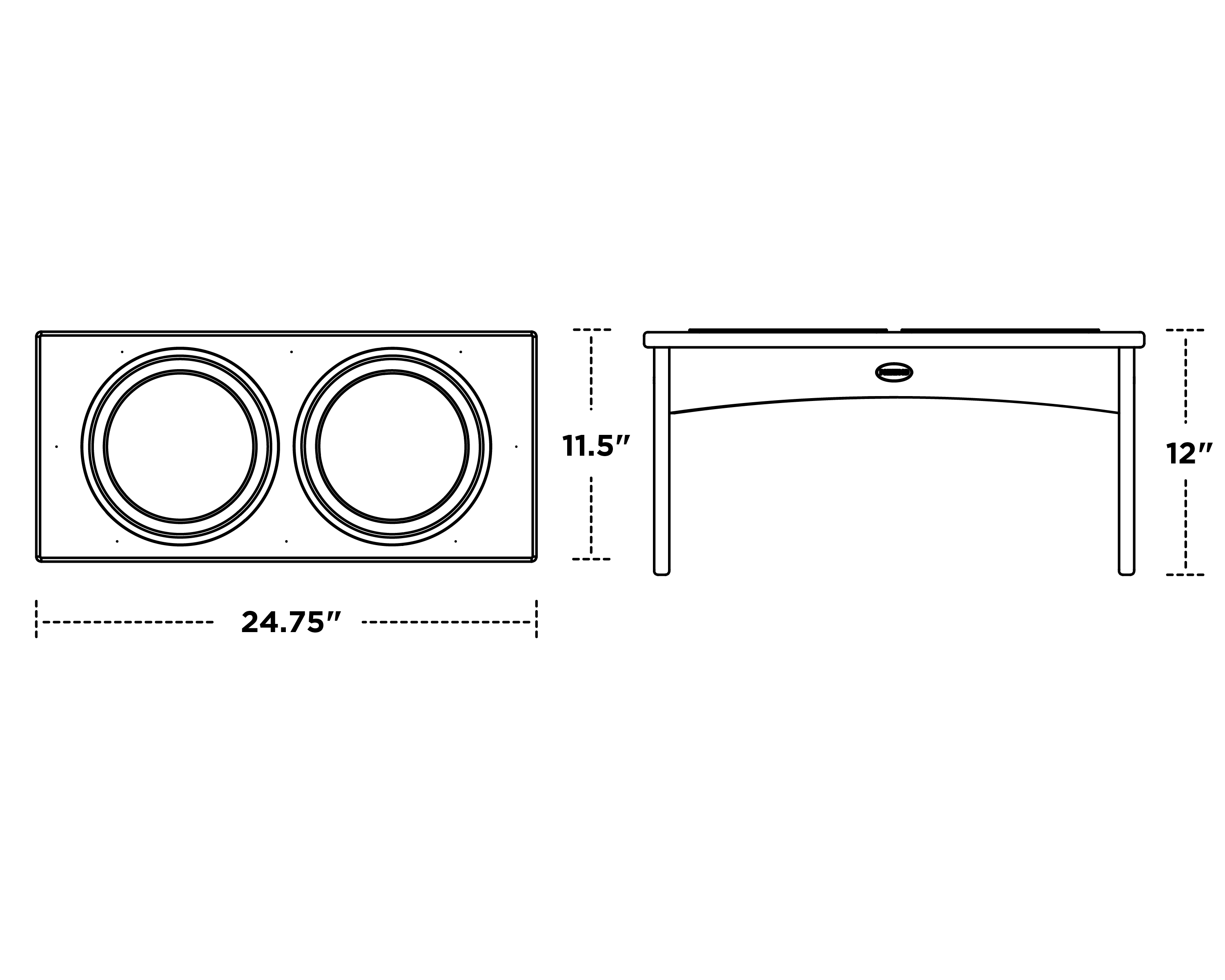 Dimensions for Pet Feeder