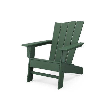 POLYWOOD The Wave Chair Right in Green