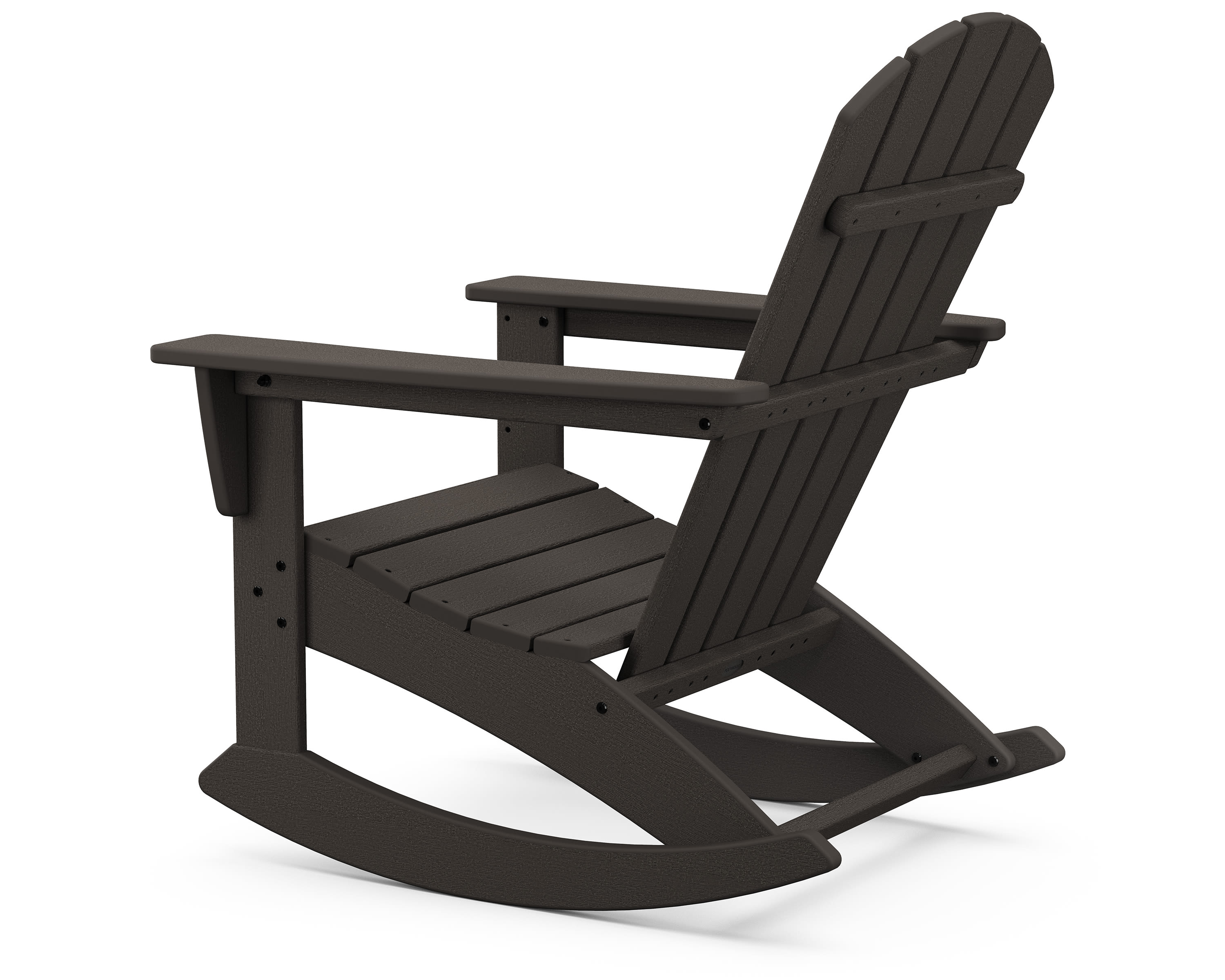 polywood® nautical adirondack rocking chair in vintage