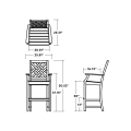 Thumbnail for Wovendale Bar Arm Chair