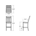 Thumbnail for Cottage Bar Side Chair