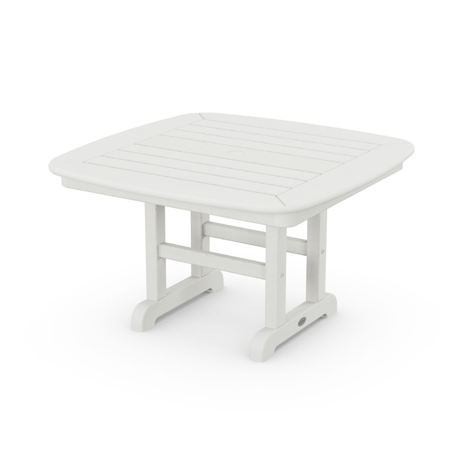 POLYWOOD Nautical 31" Conversation Table in Vintage White