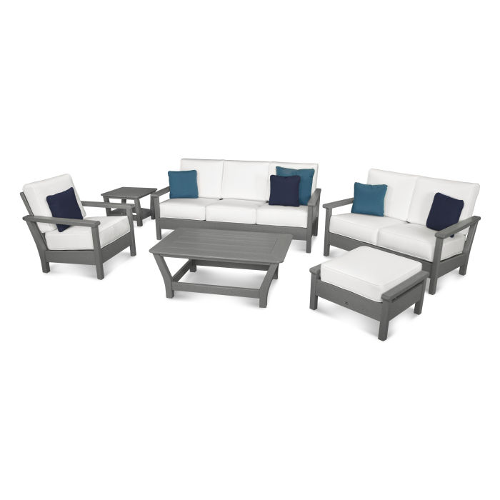 Harbour 6-Piece Outdoor Living Set with Pillows
