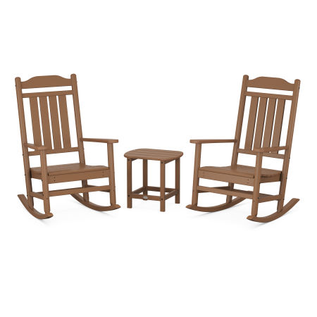 Country Living Legacy Rocking Chair 3-Piece Set in Teak