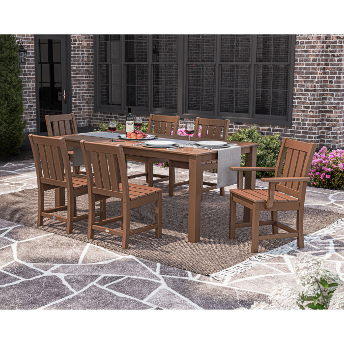 POLYWOOD® Oxford 7Piece Parsons Dining Set PWS23701