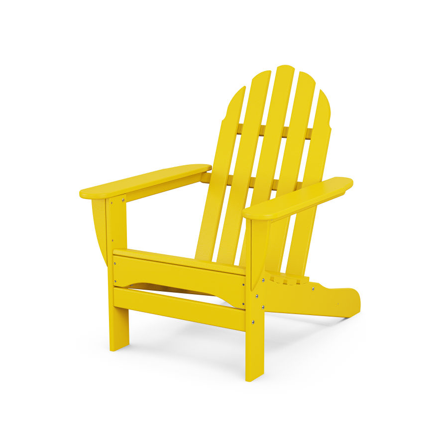 POLYWOOD Classic Adirondack Chair in Lemon