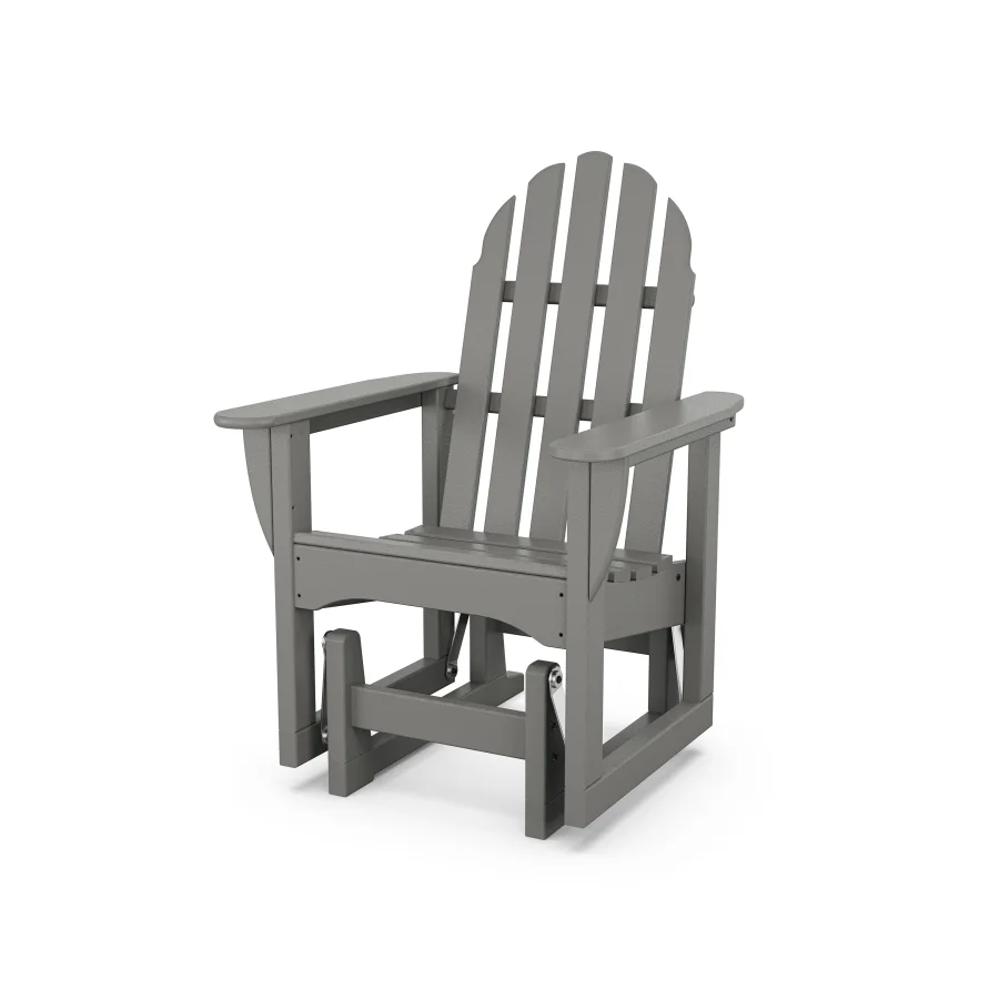 POLYWOOD Classic Adirondack Glider Chair