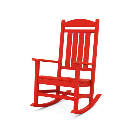 Presidential Rocking Chair in Sunset Red