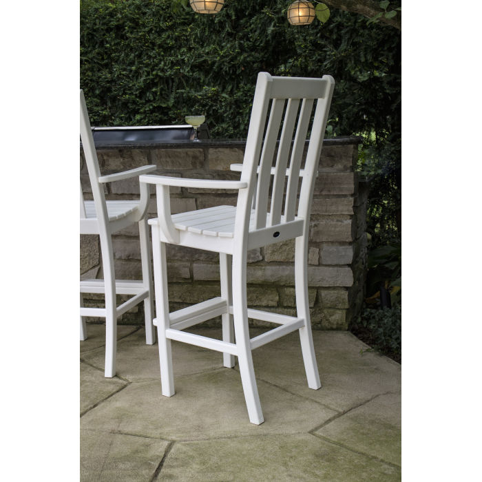 POLYWOOD Vineyard Bar Arm Chair 3-Pack