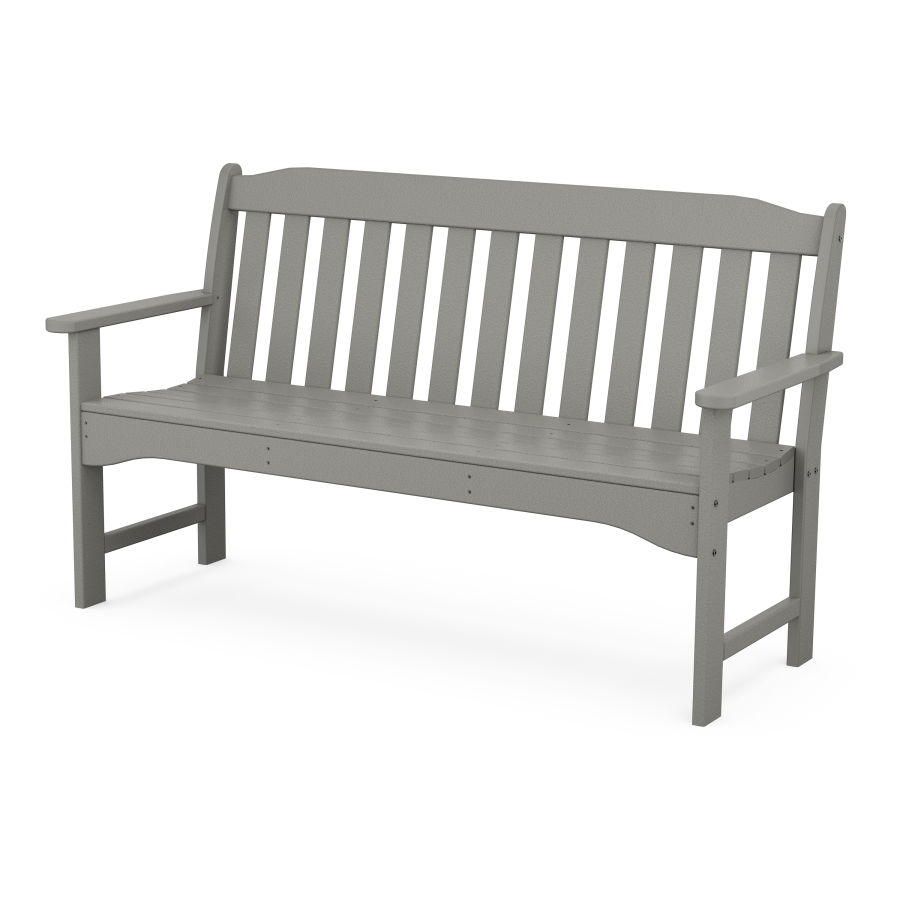 POLYWOOD Country Living 60" Garden Bench in Slate Grey