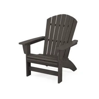 POLYWOOD Nautical Grand Adirondack Chair in Vintage Finish