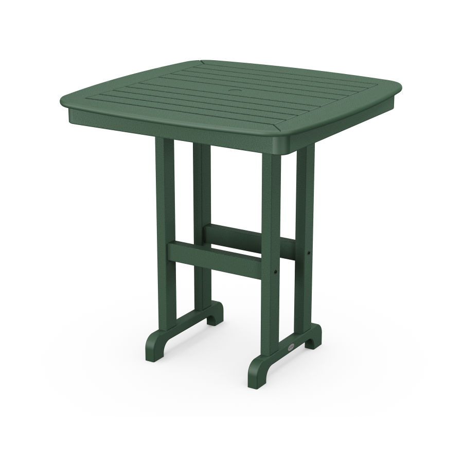 POLYWOOD Nautical 37" Counter Table in Green