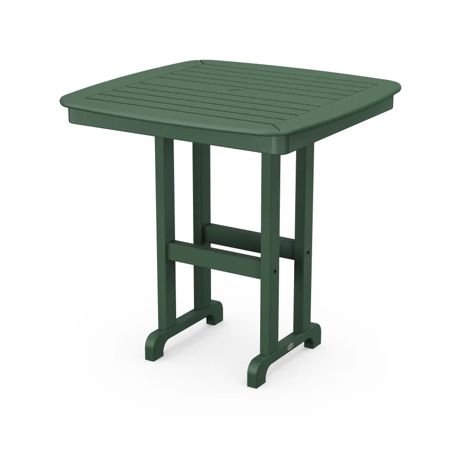 POLYWOOD Nautical 37" Counter Table in Green