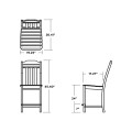Thumbnail for Cottage Counter Side Chair