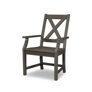 POLYWOOD Braxton Dining Arm Chair in Vintage Finish