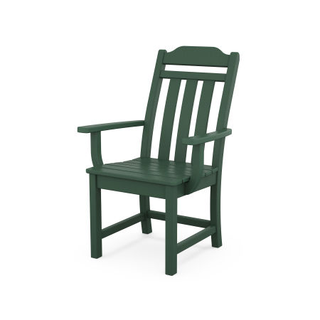 Country Living Dining Arm Chair in Green