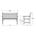 Thumbnail for Vineyard 48" Bench