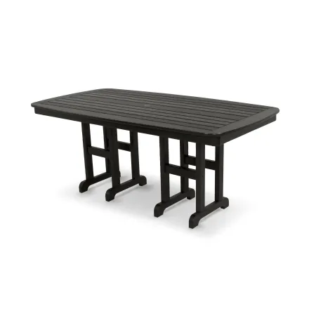 POLYWOOD Classics 37" x 72" Dining Table in Black