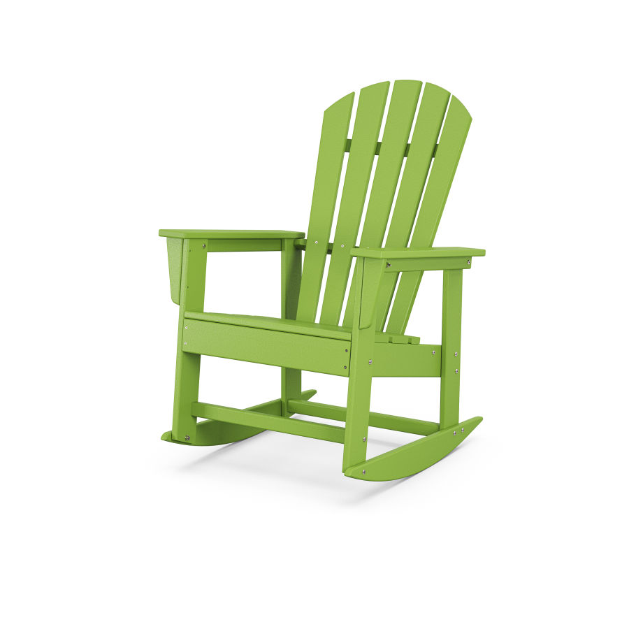 POLYWOOD South Beach Rocking Chair in Lime